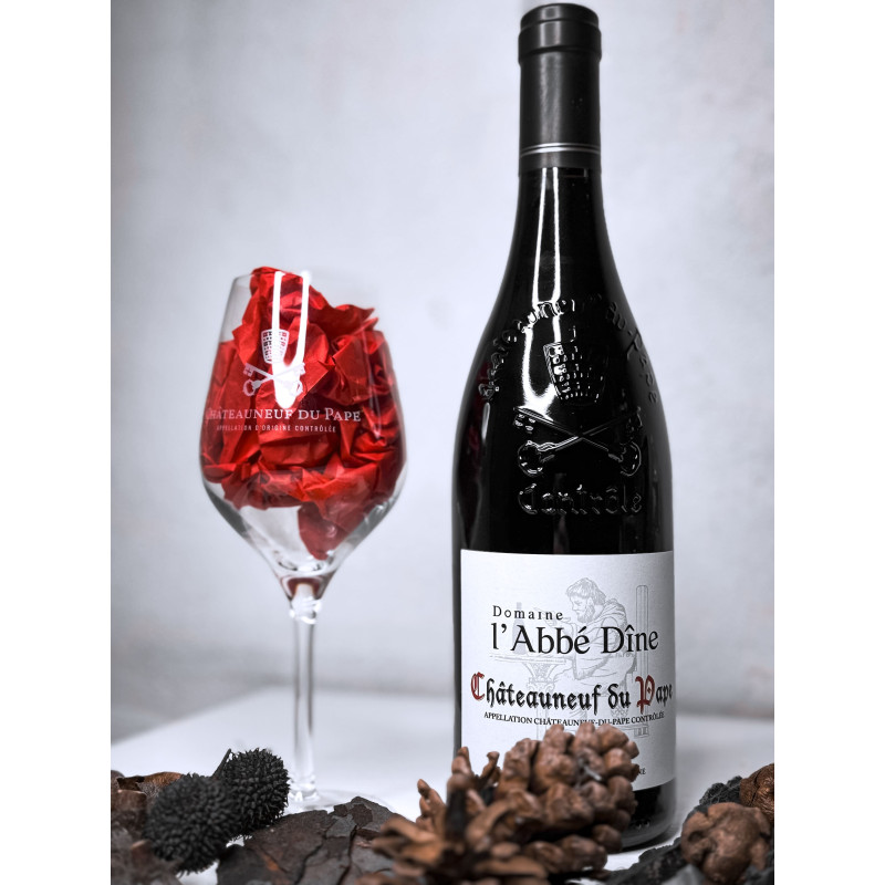Châteauneuf du Pape Rouge 2023 – Domaine L’Abbé Dîne Châteauneuf du Pape Rouge 2023 – Domaine L’Abbé Dîne