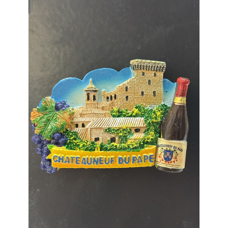 Magnet Châteauneuf-du-Pape - Souvenir de Provence | Maison Molinet Magnet Châteauneuf-du-Pape - Souvenir de Provence | Maison Molinet